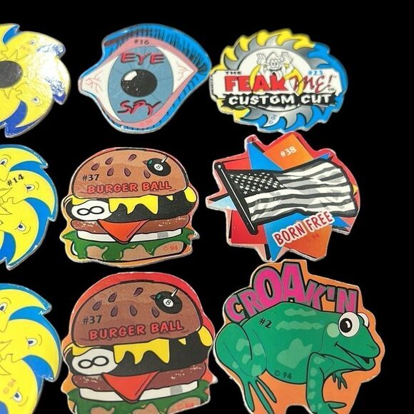 POGS Vintage 90s Milk Caps Set of 16 Irregular Shapes Collectible Game - Picture 4 of 6